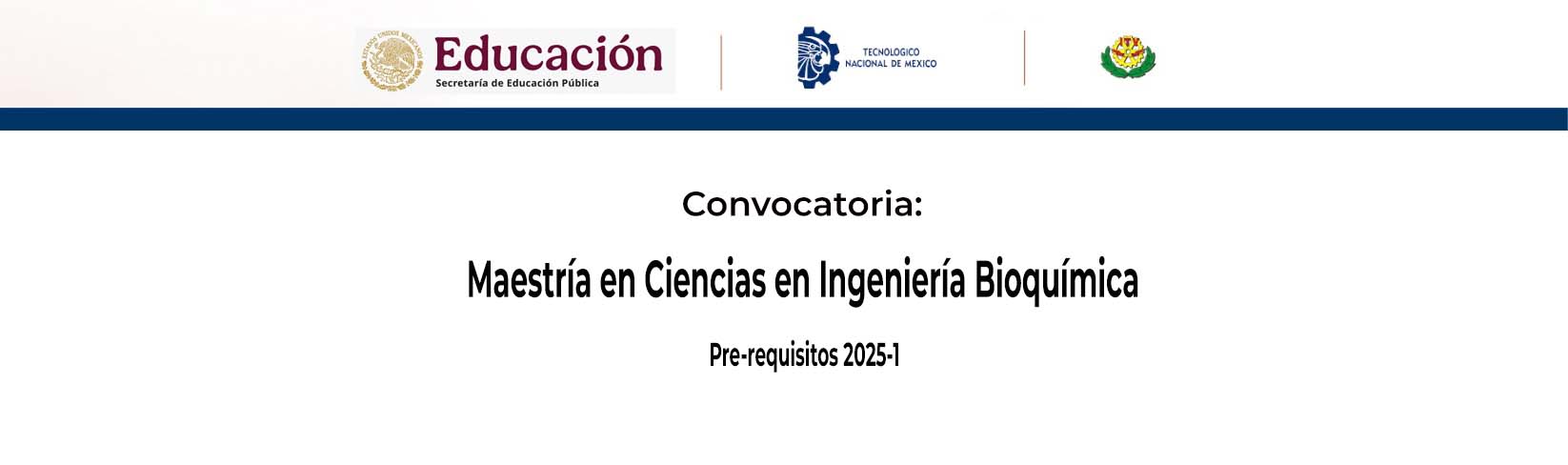 Maestría en Ciencias en Ingeniería Bioquímica