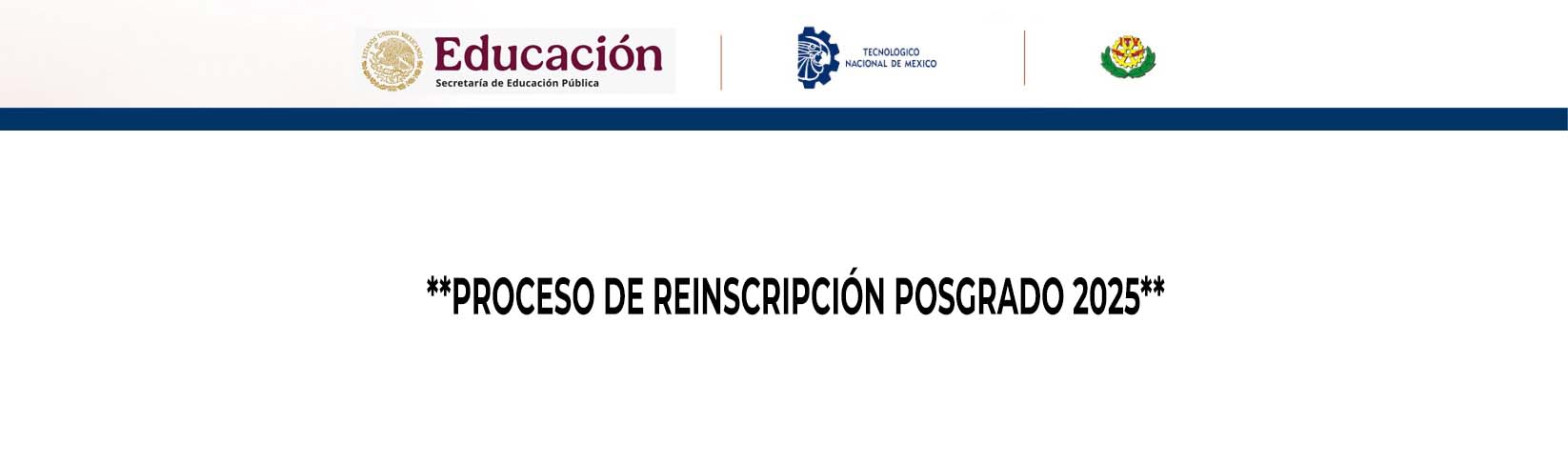 **PROCESO DE REINSCRIPCIÓN POSGRADO 2025**