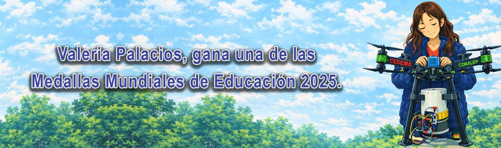El TecNM Campus Veracruz, felicita a nuestra alumna del sexto semestre de la Ingeniera en electrónica Valeria Palacios gana una de las Medallas Mundiales de Educación 2025